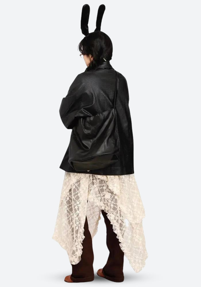 Fairy Grunge Lace Midi Skirt - Retro Y2K Fashion, 90s Style, Perfect for Y2K Outfits
