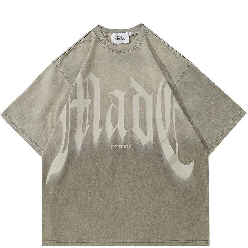 Grunge Y2K Fashion Extreme Tee - Retro 90s Style Douyin Dress Top