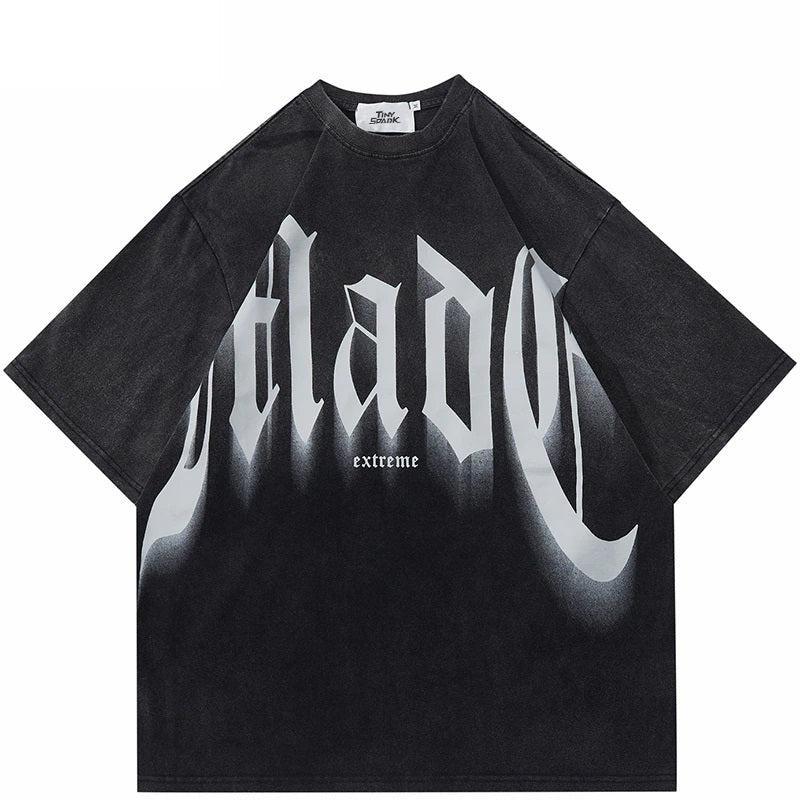 Grunge Y2K Fashion Extreme Tee - Retro 90s Style Douyin Dress Top
