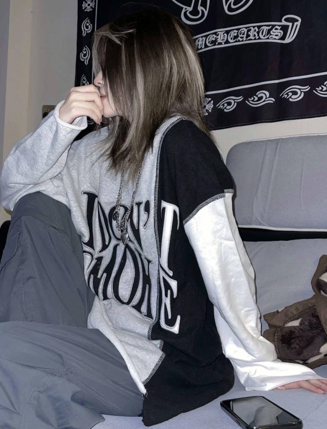 Grunge Y2K I Don't Smoke Tee - Retro 90s Fashion Statement Top