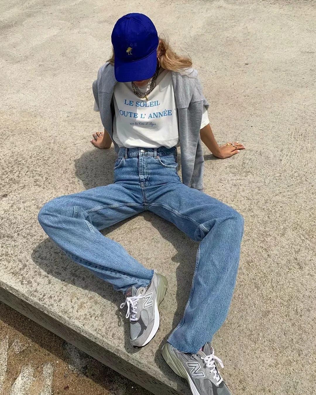 High Waist Retro Washed Y2K Jeans - Perfect for 90s and Y2K Fashion Outfits