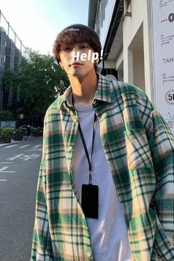 Retro 90s Plaid Flannel Shirt - Perfect for Y2K Grunge and Vintage Outfits