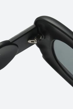 Retro Square Puffer Sunglasses - Perfect for Y2K and 90s Fashion Outfits