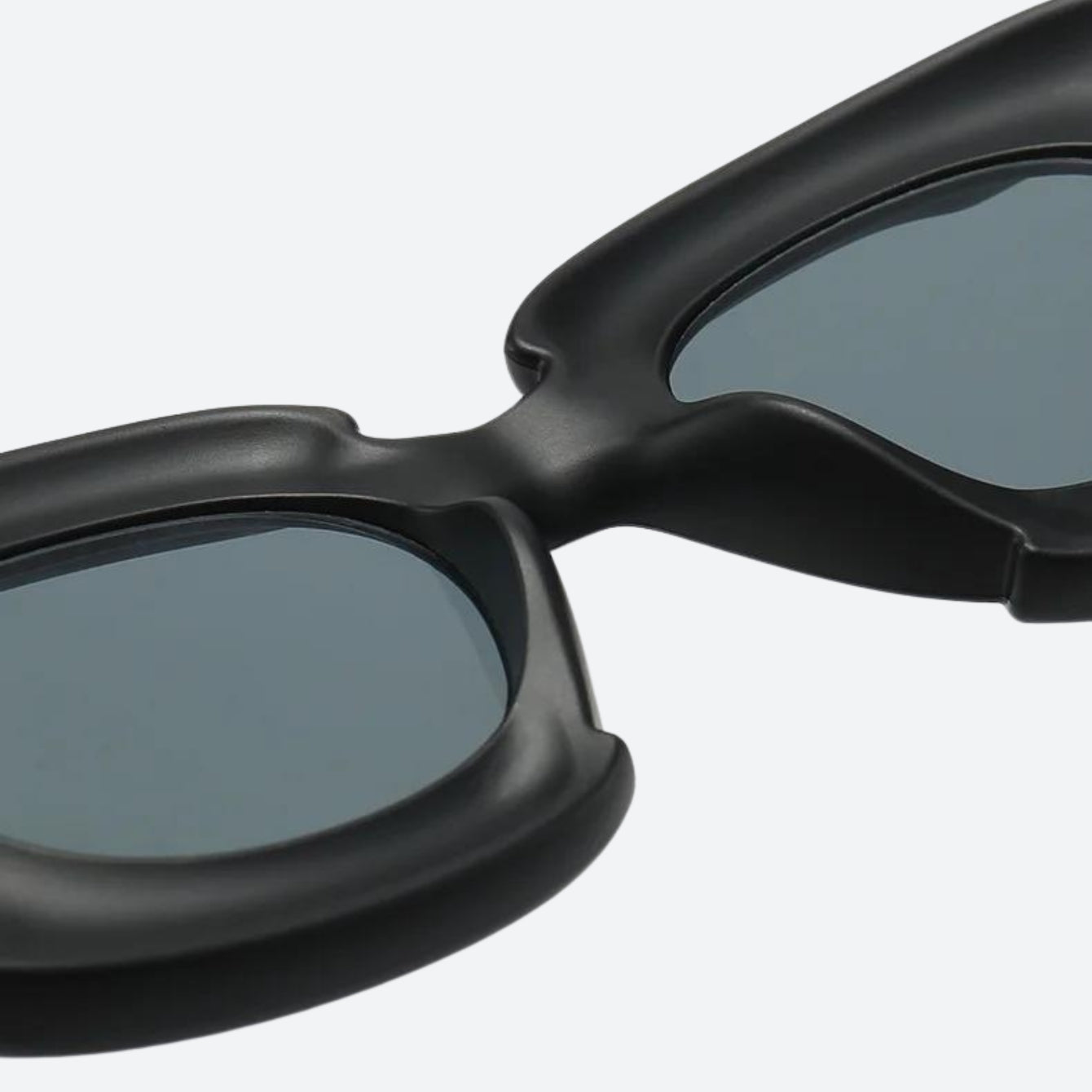 Retro Square Puffer Sunglasses - Perfect for Y2K and 90s Fashion Outfits