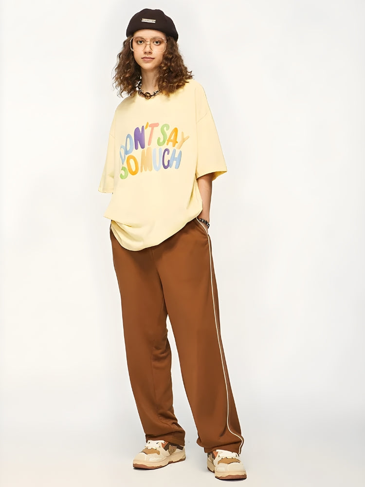 Retro Y2K 'Don't Say So Much' Tee - Perfect for 90s and Grunge Outfits