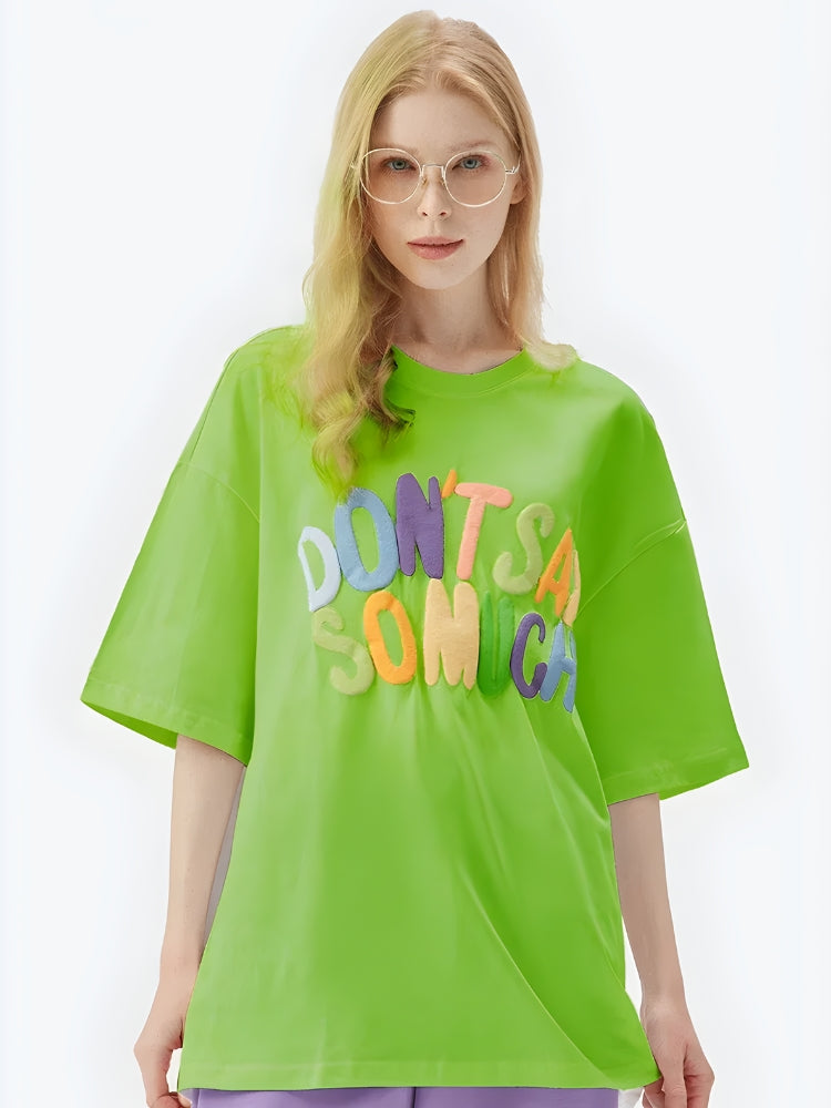 Retro Y2K 'Don't Say So Much' Tee - Perfect for 90s and Grunge Outfits