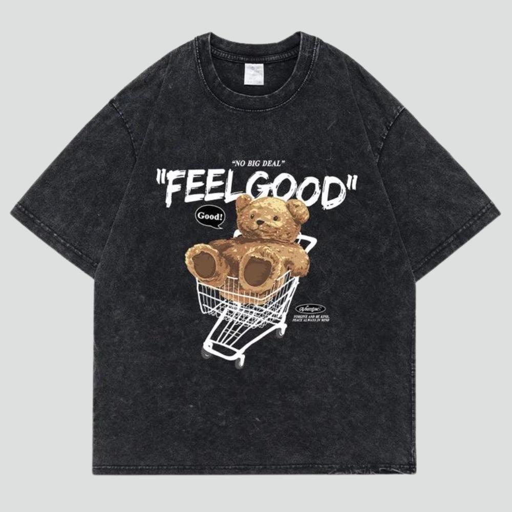 Retro Y2K Feel Good Tee - Perfect for 90s and Grunge Outfits