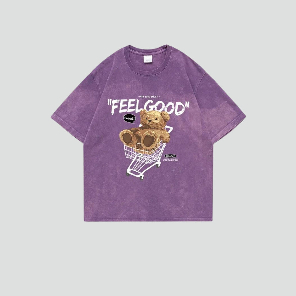 Retro Y2K Feel Good Tee - Perfect for 90s and Grunge Outfits