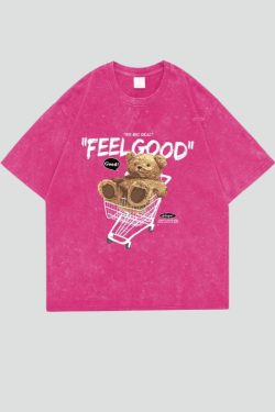 Retro Y2K Feel Good Tee - Perfect for 90s and Grunge Outfits