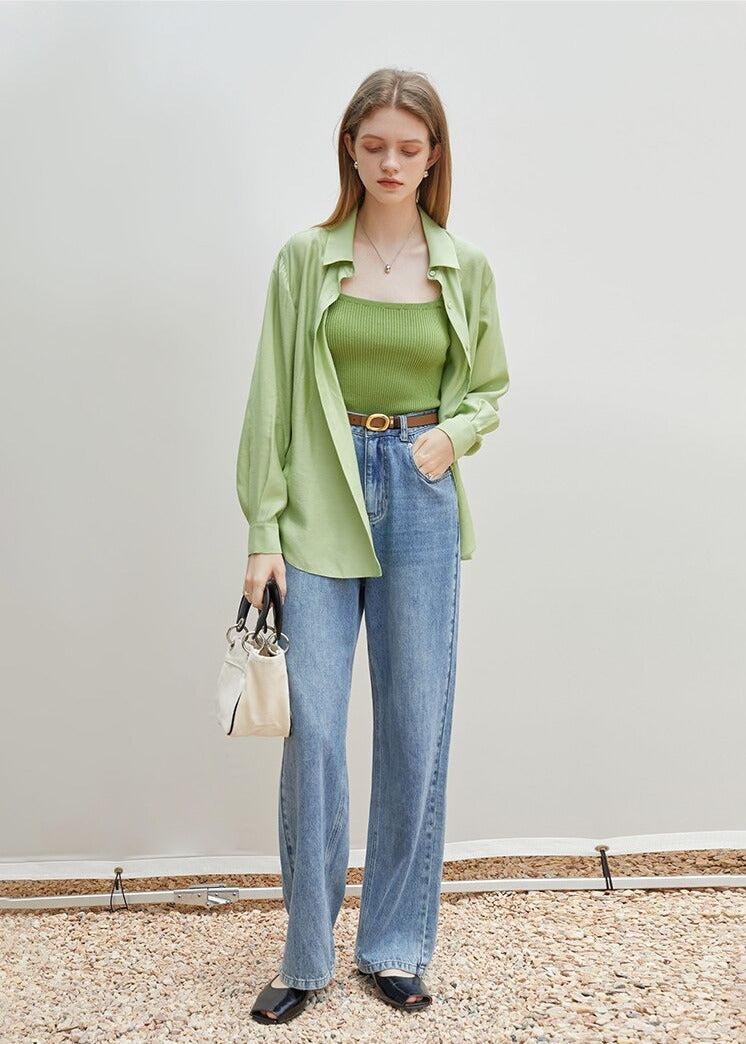 Retro Y2K Soft Color Shirt - Perfect for 90s and Grunge Outfits