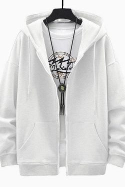 Retro Y2K Zip-Up Hoodie - Casual 90s Fashion for Women