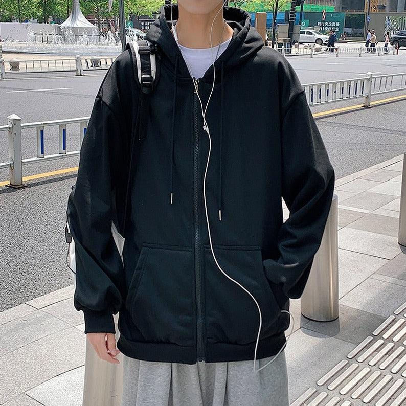 Retro Y2K Zip-Up Hoodie - Casual 90s Fashion for Women
