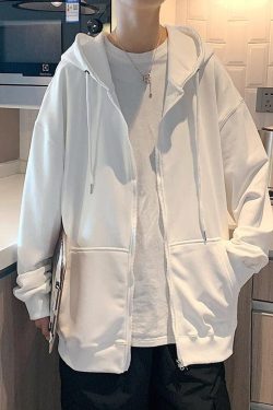 Retro Y2K Zip-Up Hoodie - Casual 90s Fashion for Women