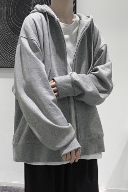 Retro Y2K Zip-Up Hoodie - Casual 90s Fashion for Women