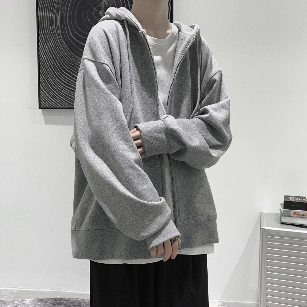 Retro Y2K Zip-Up Hoodie - Casual 90s Fashion for Women