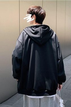Retro Y2K Zip-Up Hoodie - Casual 90s Fashion for Women