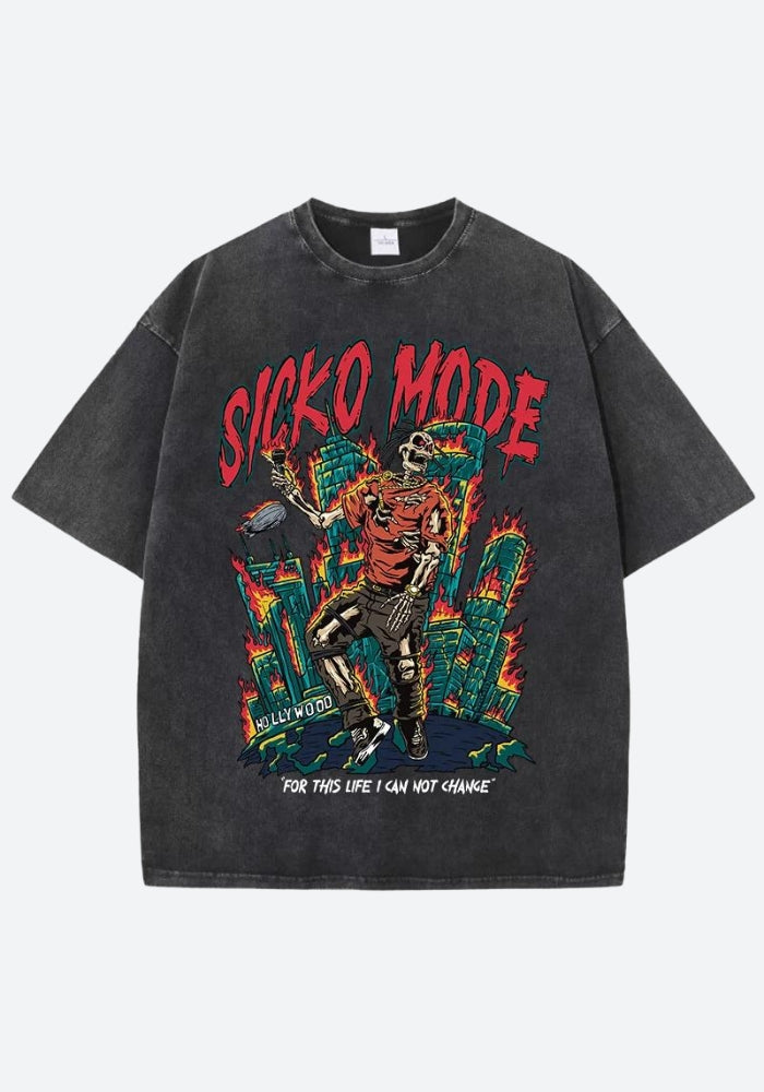 Travis Scott Sicko Mode Tee - Retro Y2K Fashion, 90s Grunge Style, Perfect Y2K Outfit