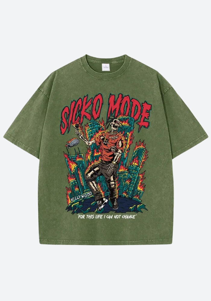 Travis Scott Sicko Mode Tee - Retro Y2K Fashion, 90s Grunge Style, Perfect Y2K Outfit