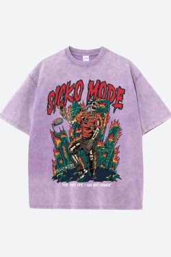 Travis Scott Sicko Mode Tee - Retro Y2K Fashion, 90s Grunge Style, Perfect Y2K Outfit