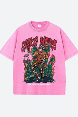 Travis Scott Sicko Mode Tee - Retro Y2K Fashion, 90s Grunge Style, Perfect Y2K Outfit