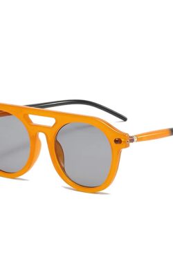 Vintage Oval Sunglasses - Retro Y2K Fashion, 90s Grunge Style, Perfect for Y2K Summer Outfits