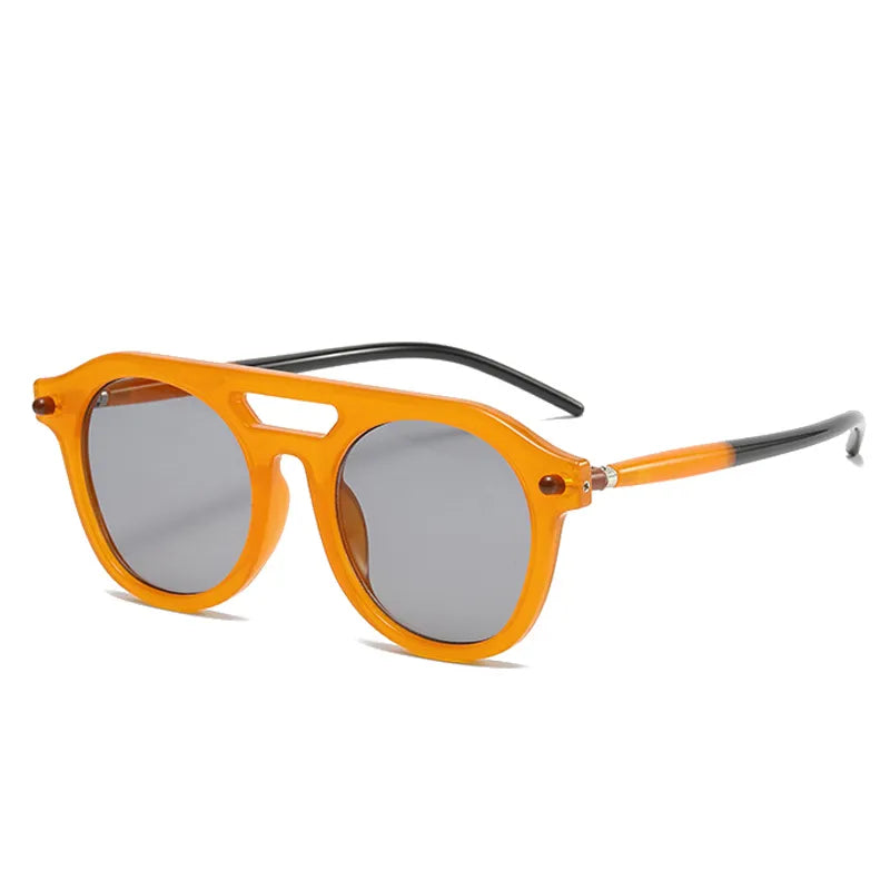 Vintage Oval Sunglasses - Retro Y2K Fashion, 90s Grunge Style, Perfect for Y2K Summer Outfits
