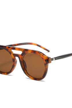 Vintage Oval Sunglasses - Retro Y2K Fashion, 90s Grunge Style, Perfect for Y2K Summer Outfits