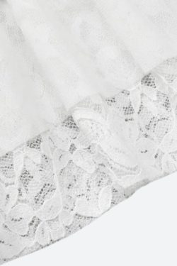 Y2K Coquette Lace Top & Ruched Mini Skirt Set - Retro 90s Summer Outfit