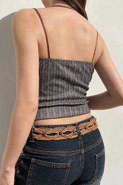 Y2K Cottagecore Lace Bow Top - Retro Style Grunge Fashion