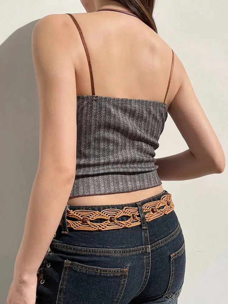 Y2K Cottagecore Lace Bow Top - Retro Style Grunge Fashion