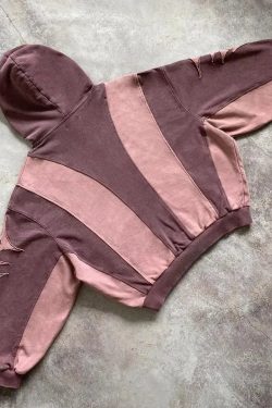 Y2K Cyberpunk Futuristic Patch Hoodie - Retro 90s Grunge Style