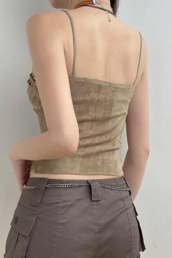 Y2K Fairy Grunge Frilled Lace Top - Retro 90s Style Douyin Fashion