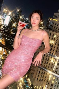 Y2K Glitter Backless Mini Dress - Perfect for Retro Club Outfits and 90s Fashion