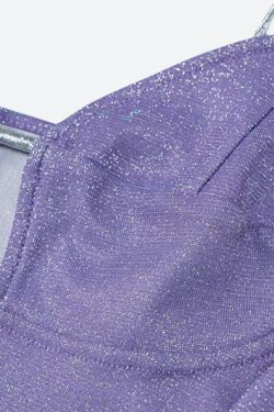 Y2K Glitter Cut Out Mini Dress - Perfect for Retro, 90s, and Grunge Outfits