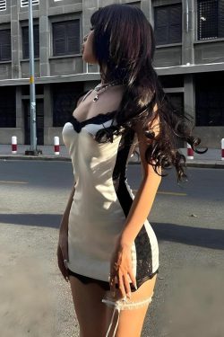 Y2K Grunge Baddie Lace Mini Dress - Retro Style Douyin Fashion