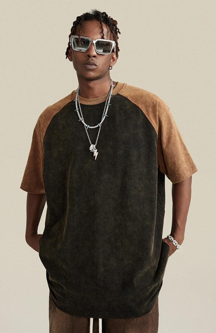 Y2K Retro Casual Raglan Tee - Perfect for 90s and Grunge Outfits