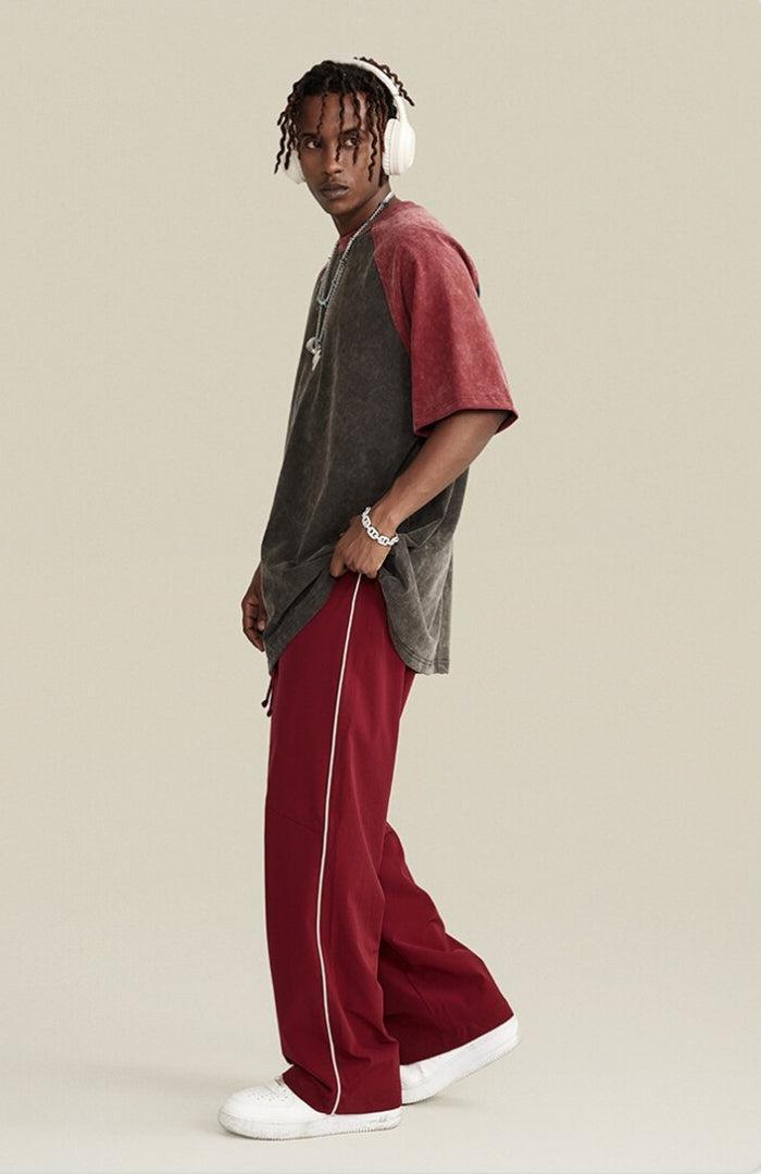 Y2K Retro Casual Raglan Tee - Perfect for 90s and Grunge Outfits