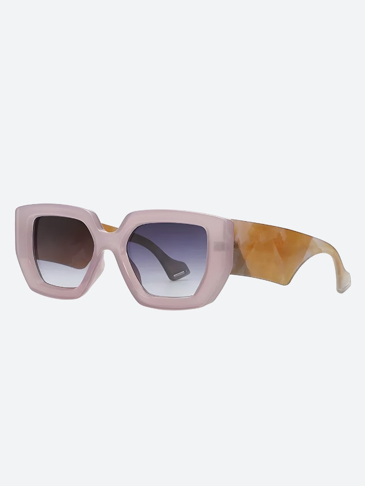 Y2K Retro Casualcore Oversized Square Sunglasses - Perfect for 90s and Grunge Outfits