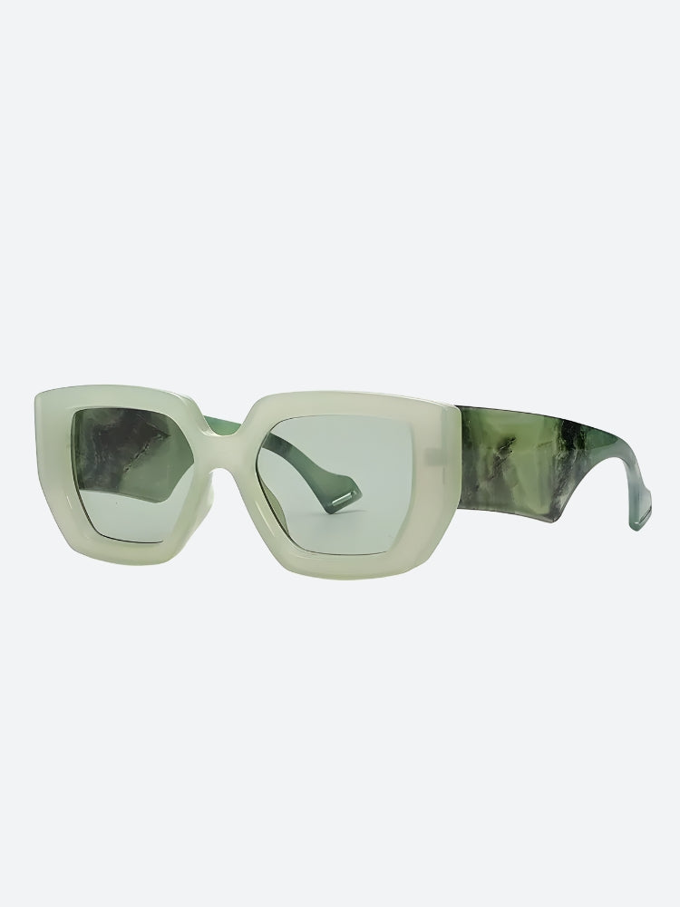 Y2K Retro Casualcore Oversized Square Sunglasses - Perfect for 90s and Grunge Outfits