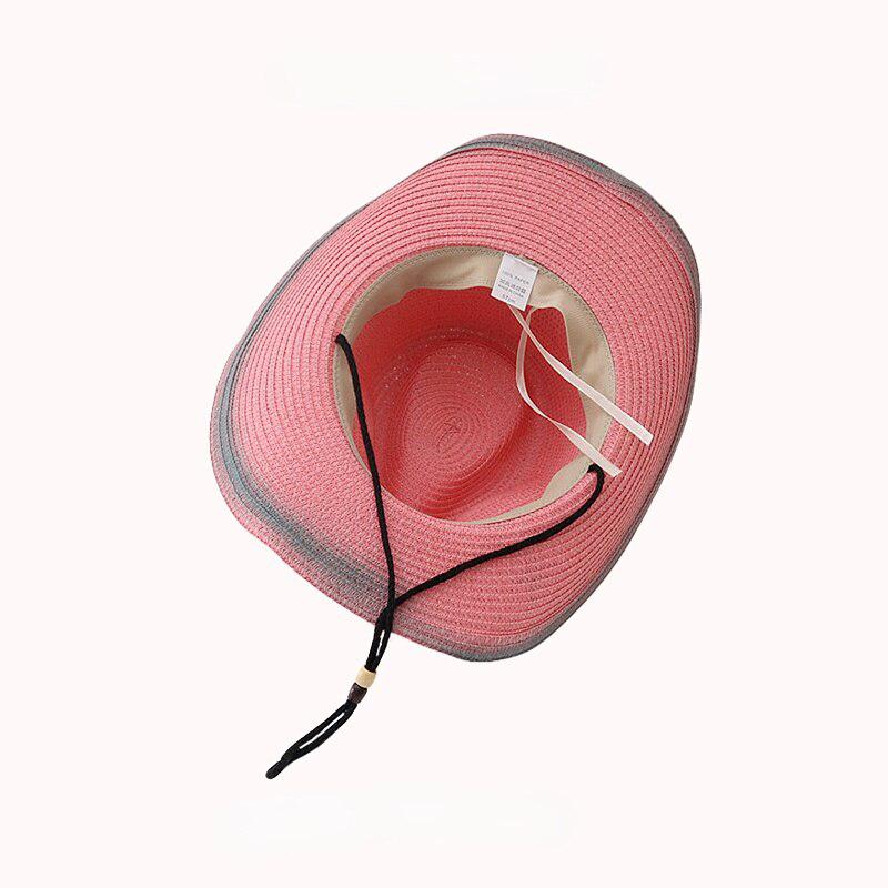Y2K Retro Disco Cowgirl Hat - Adjustable Star Print for Trendy 90s and Y2K Outfits