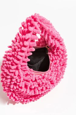 Y2K Retro Rainbow Plush Handbag - Perfect for 90s and Y2K Outfits