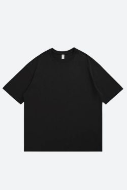 Y2K Retro Skater Casual Basic Tee - Perfect for 90s and Y2K Summer Outfits