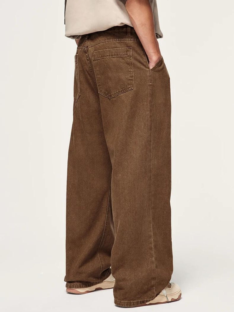 Y2K Retro Skater Wide Leg Denim Jeans - Perfect for 90s and Y2K Outfits