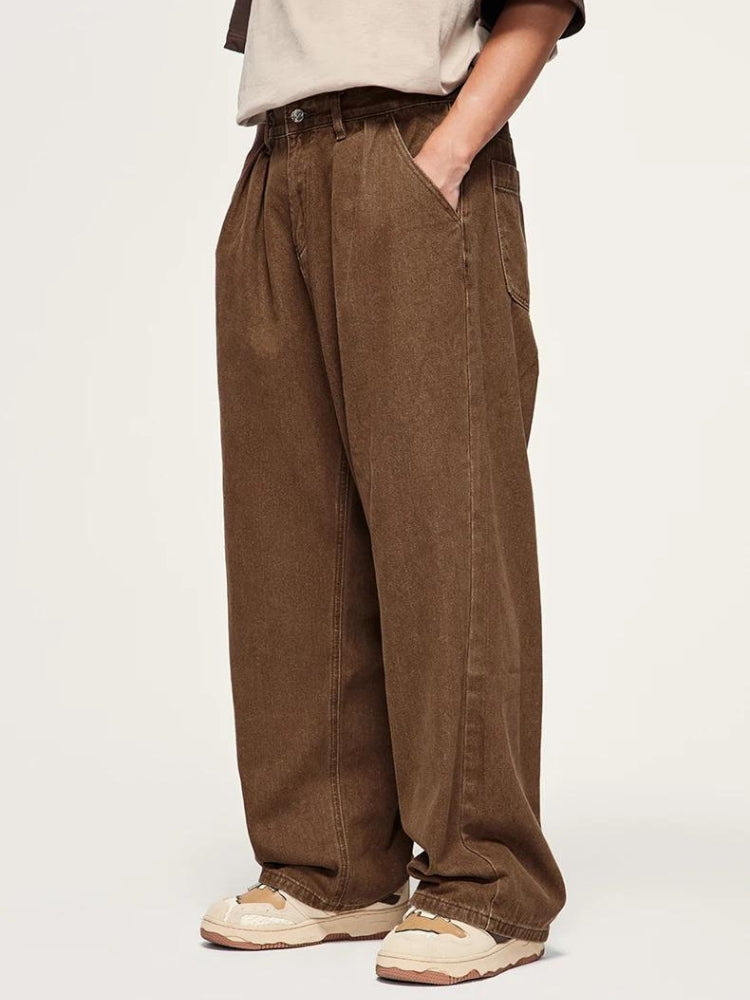 Y2K Retro Skater Wide Leg Denim Jeans - Perfect for 90s and Y2K Outfits