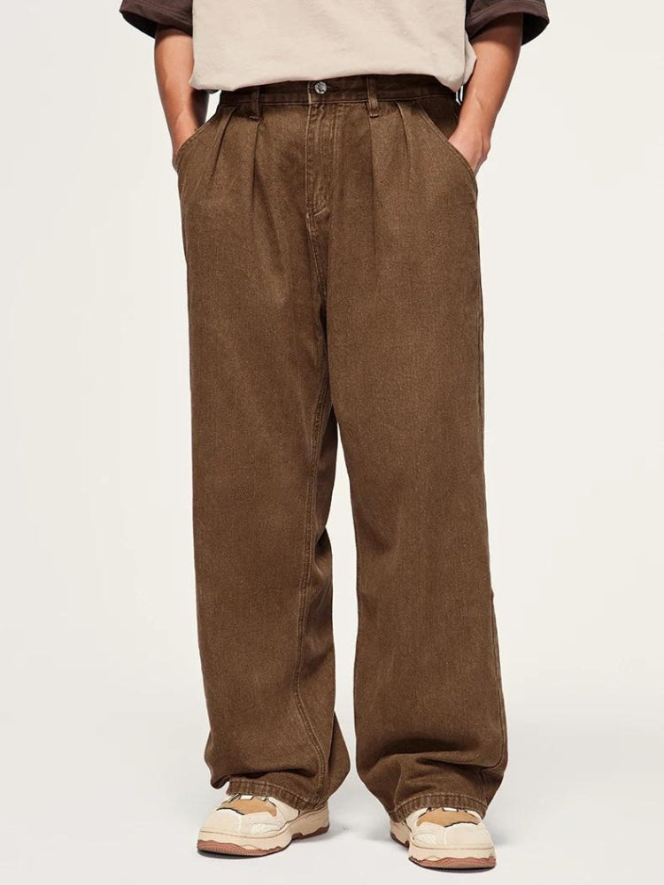 Y2K Retro Skater Wide Leg Denim Jeans - Perfect for 90s and Y2K Outfits