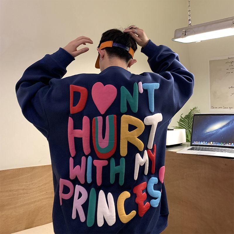 Y2K Retro Soft Boy Printed Sweatshirt - Perfect for 90s and Grunge Outfits