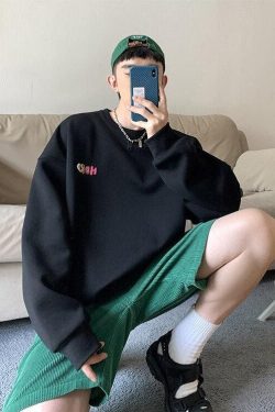Y2K Retro Soft Boy Printed Sweatshirt - Perfect for 90s and Grunge Outfits