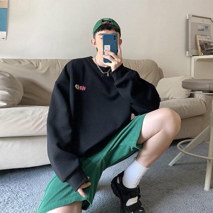 Y2K Retro Soft Boy Printed Sweatshirt - Perfect for 90s and Grunge Outfits