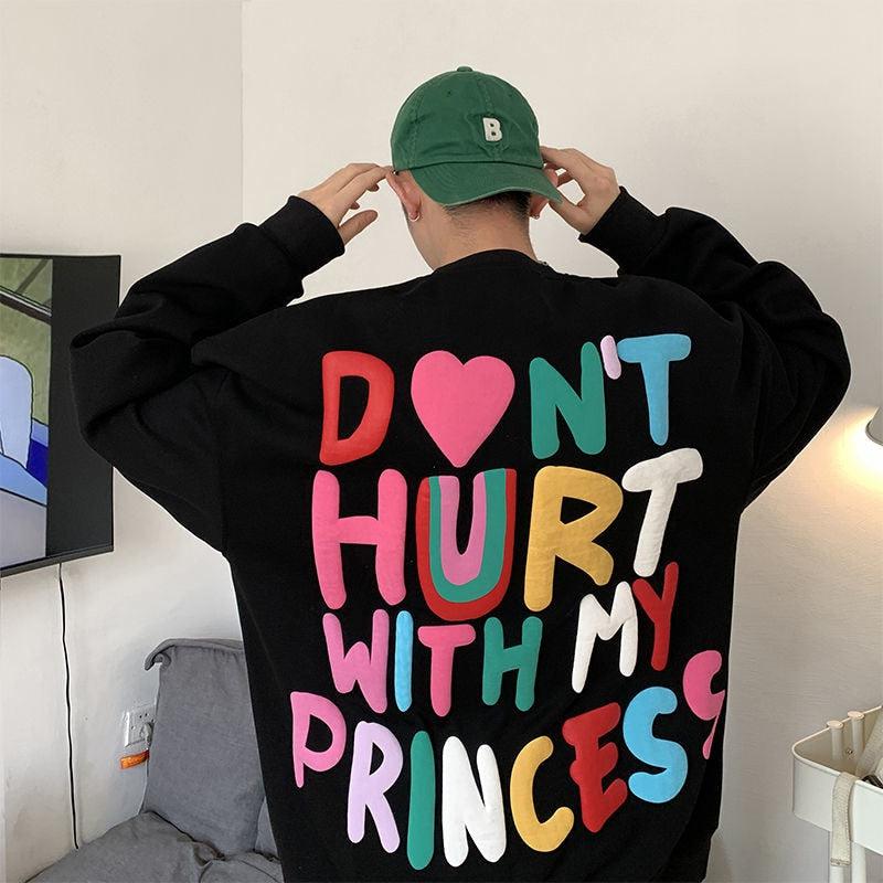 Y2K Retro Soft Boy Printed Sweatshirt - Perfect for 90s and Grunge Outfits