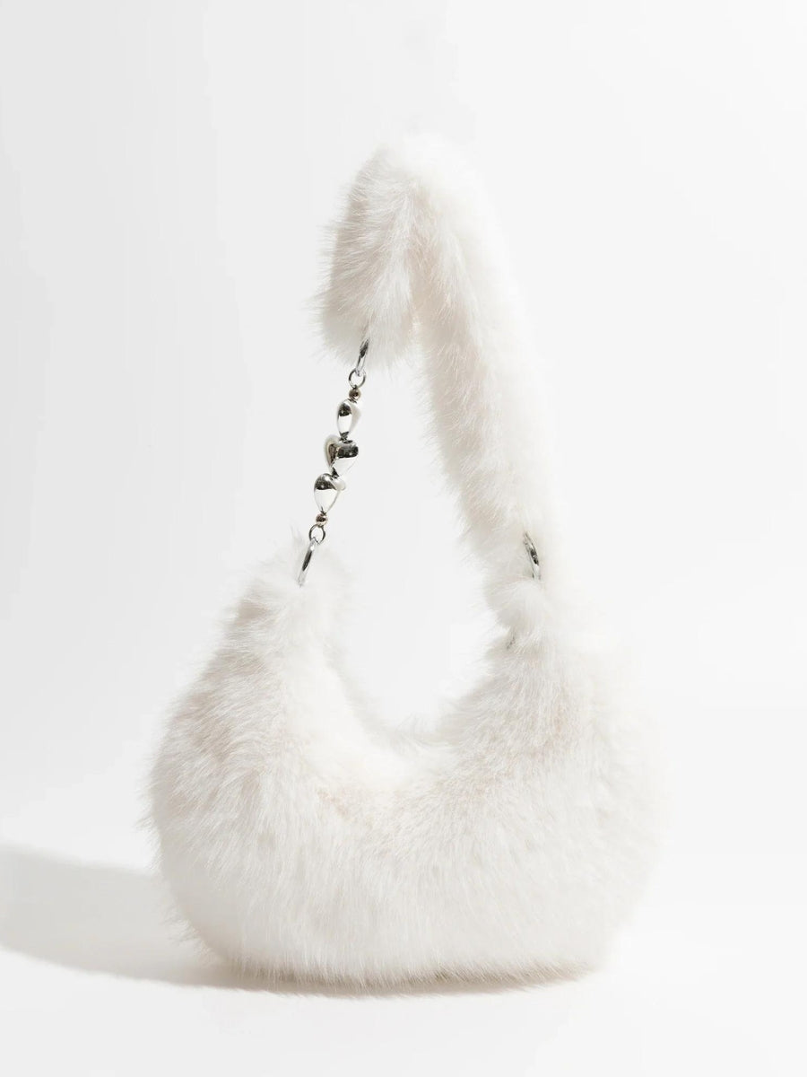 Y2K Retro Soft Girl Fluffy Bag - Perfect for 90s and Y2K Summer Outfits